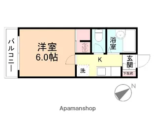 宮下ハイツ【105号室】の間取り
