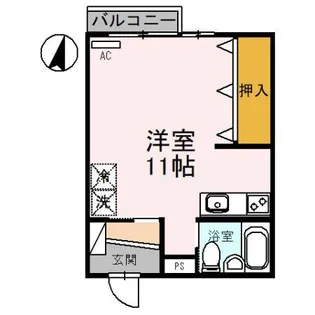 パールハイツとなみ1【2階】の間取り