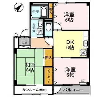 アネックス【2階】の間取り