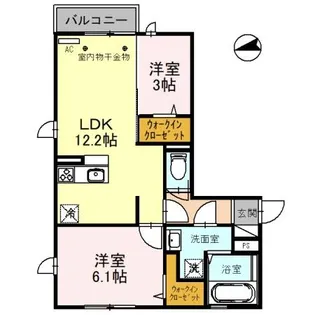 AXAS 9【2階】の間取り