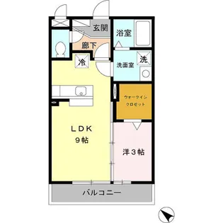 ONE LOVE【1階】の間取り