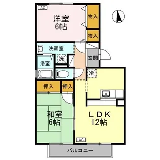 フレマリール91 B【1階】の間取り