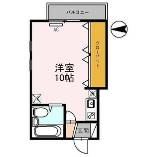 パールハイツとなみ2【1階】の間取り