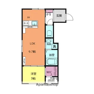 FELICE駅南【201号室】の間取り