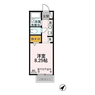 セジュールMAY【2階】の間取り