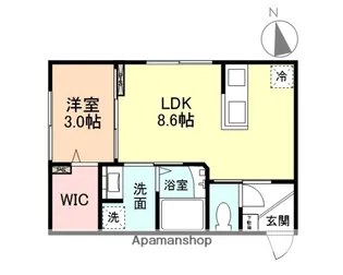 CALMPORT N【1階】の間取り