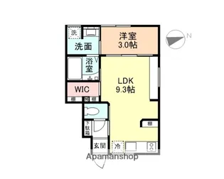 LAPIS CORAL【1階】の間取り