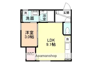 INTEGRAL SORATO【1階】の間取り