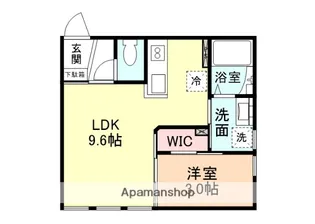 INTEGRAL SORATO【1階】の間取り