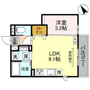 THE・TRANGUIL(ザ・トラングイル)【1階】の間取り