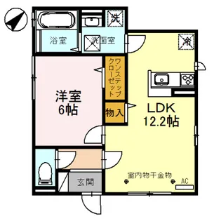 グレース C棟【1階】の間取り