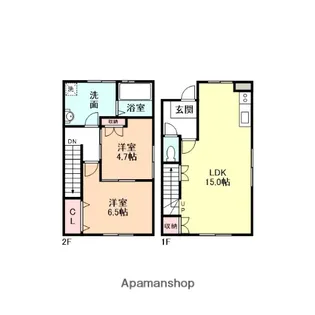 レミントン A棟【1階】の間取り
