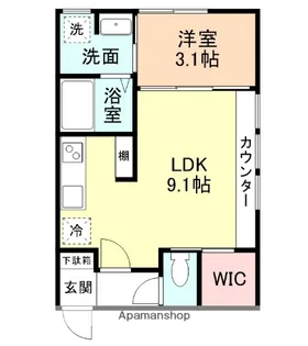 INTEGRAL N・Y【1階】の間取り