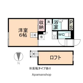 スカイコーポ善光寺【204号室】の間取り