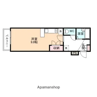 レクリオ上関【106号室】の間取り