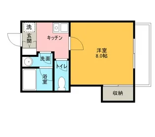 ハートワン御園【1階】の間取り