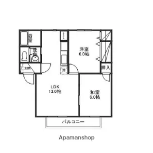 セジュール・カルティエⅡ【203号室】の間取り