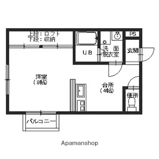 ピエ・タ・テール新庄Ⅱ【205号室】の間取り