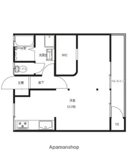 ハイム中西【203号室】の間取り