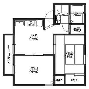 Dポルトー【2階】の間取り