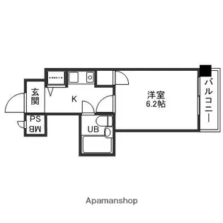 朝日プラザ松任ステーションサイド【307号室】の間取り