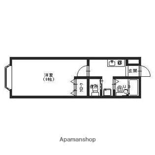 緑樹Ⅱ【210号室】の間取り