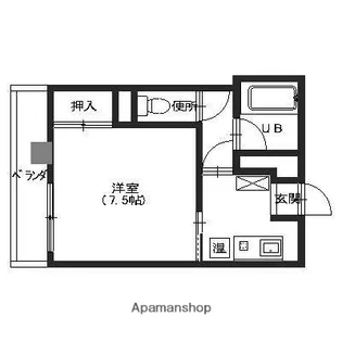グラウィス【3B号室】の間取り