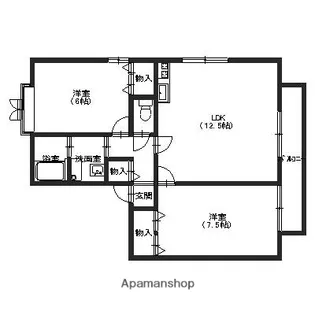 アーバンウエルネス【203号室】の間取り