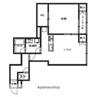 トワイライト広小路【303号室】の間取り