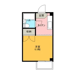 BACKS【206号室】の間取り