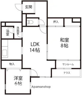 クリオ円光寺【101号室】の間取り