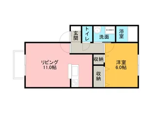 サン・レジデンス【1階】の間取り