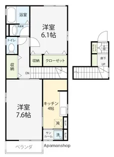 フィオリーレ【A—2号室】の間取り