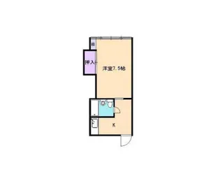 サンハイツ【211号室】の間取り