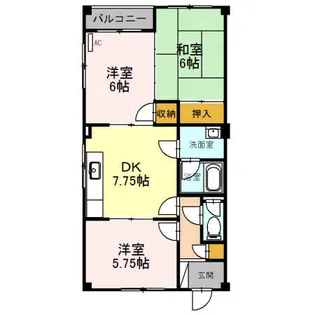 メープルハイム【3階】の間取り