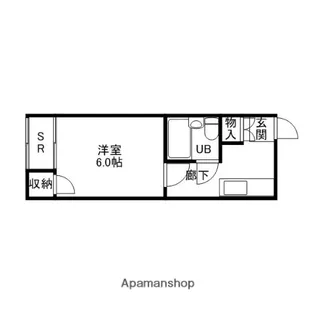 ラフォーレ8【103号室】の間取り