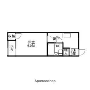 ラフォーレ8【102号室】の間取り