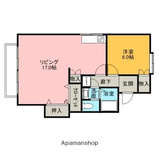 サンライフⅠ【202号室】の間取り