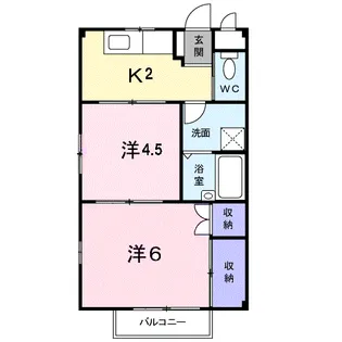 スウィートポテト【1階】の間取り
