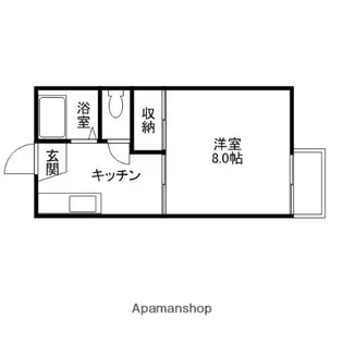 エントピア【205号室】の間取り