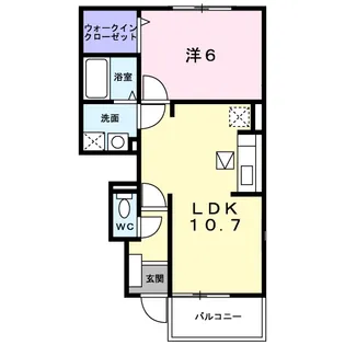 グランバート100 Ⅱ【1階】の間取り