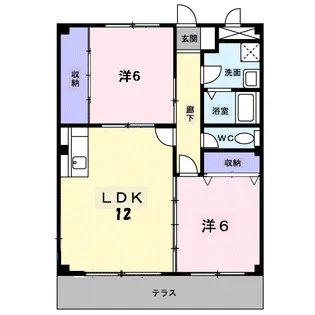 ロイヤルグランデ【3階】の間取り