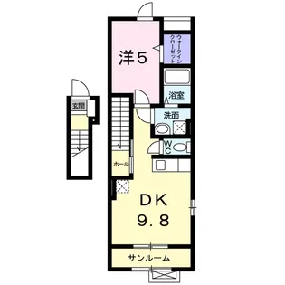 サイドエイトⅡ【2階】の間取り
