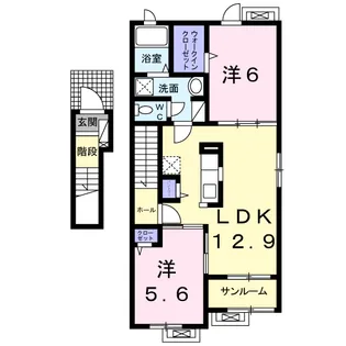 クラールⅣ【2階】の間取り