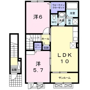 フォルシュKT【2階】の間取り