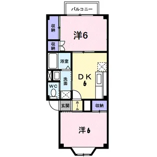 レジダンスメモワール【1階】の間取り