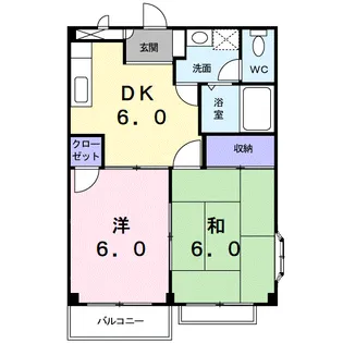 アメニティ・パートⅡ【1階】の間取り