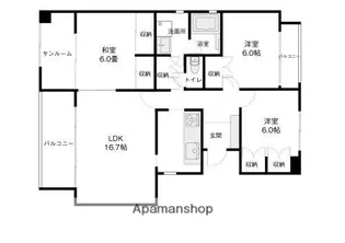 グランフォルム泉野【2階】の間取り