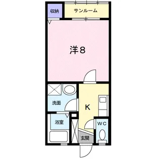 ベルシャトー【2階】の間取り