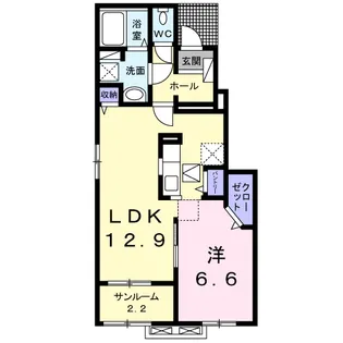 サイドT B棟【1階】の間取り